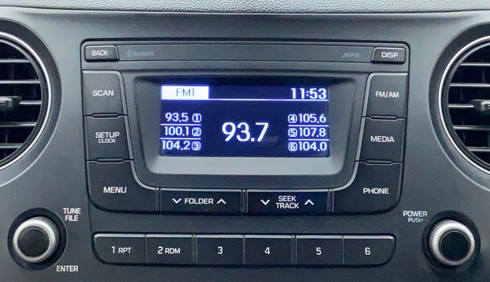 2016 Hyundai Grand i10 ASTA (O) AT 1.2 KAPPA VTVT, Petrol, Automatic, 59,715 km, Infotainment System