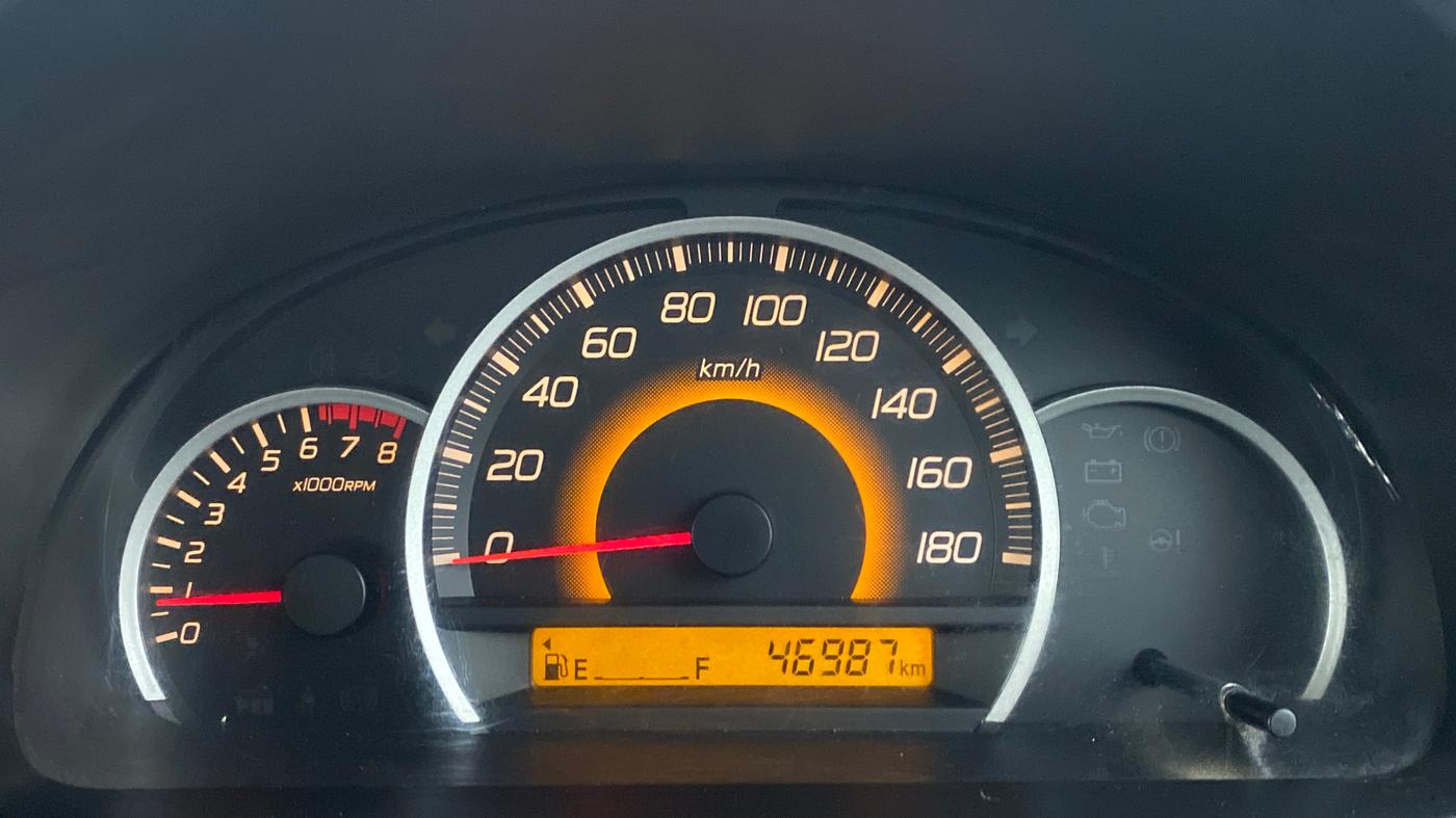 2014 Maruti Wagon R 1.0 VXI, Petrol, Manual, 47,124 km, Odometer Image