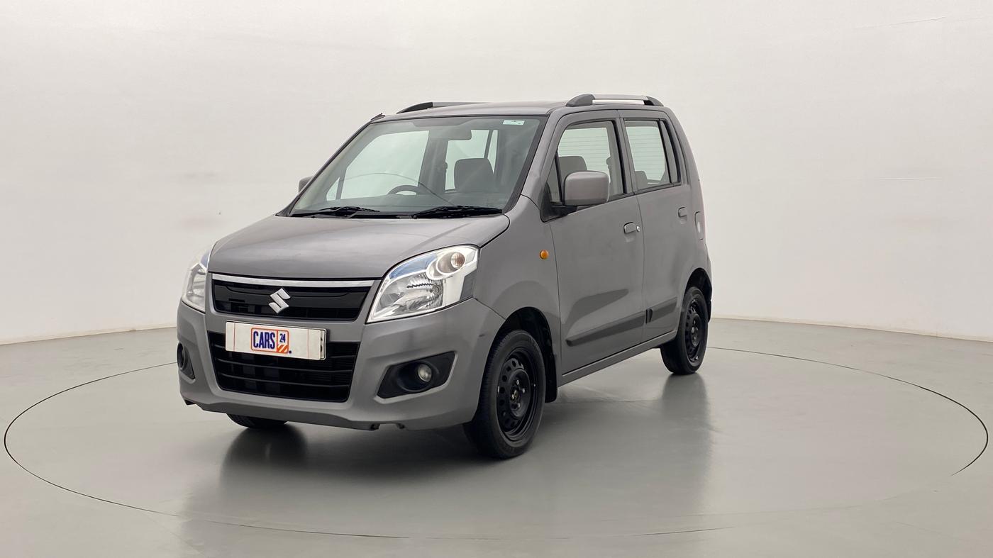 2014 Maruti Wagon R 1.0 VXI, Petrol, Manual, 47,124 km, Left Front Diagonal