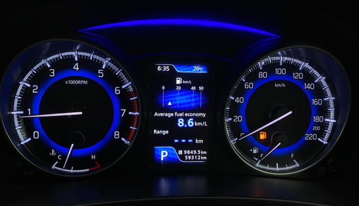 2020 Toyota Glanza V CVT, Petrol, Automatic, 59,309 km, Odometer Image