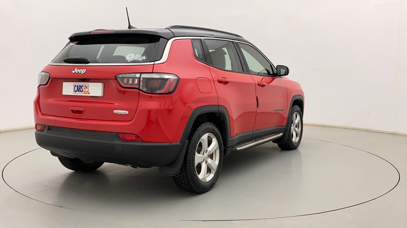2019 Jeep Compass LONGITUDE (O) 1.4 PETROL AT, Petrol, Automatic, 71,324 km, Right Back Diagonal
