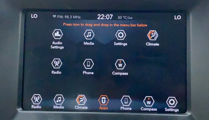 2019 Jeep Compass LONGITUDE (O) 1.4 PETROL AT, Petrol, Automatic, 71,324 km, Touchscreen Infotainment System