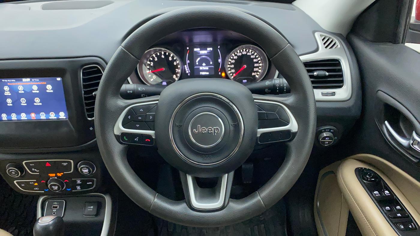 2019 Jeep Compass LONGITUDE (O) 1.4 PETROL AT, Petrol, Automatic, 71,324 km, Steering Wheel Close Up