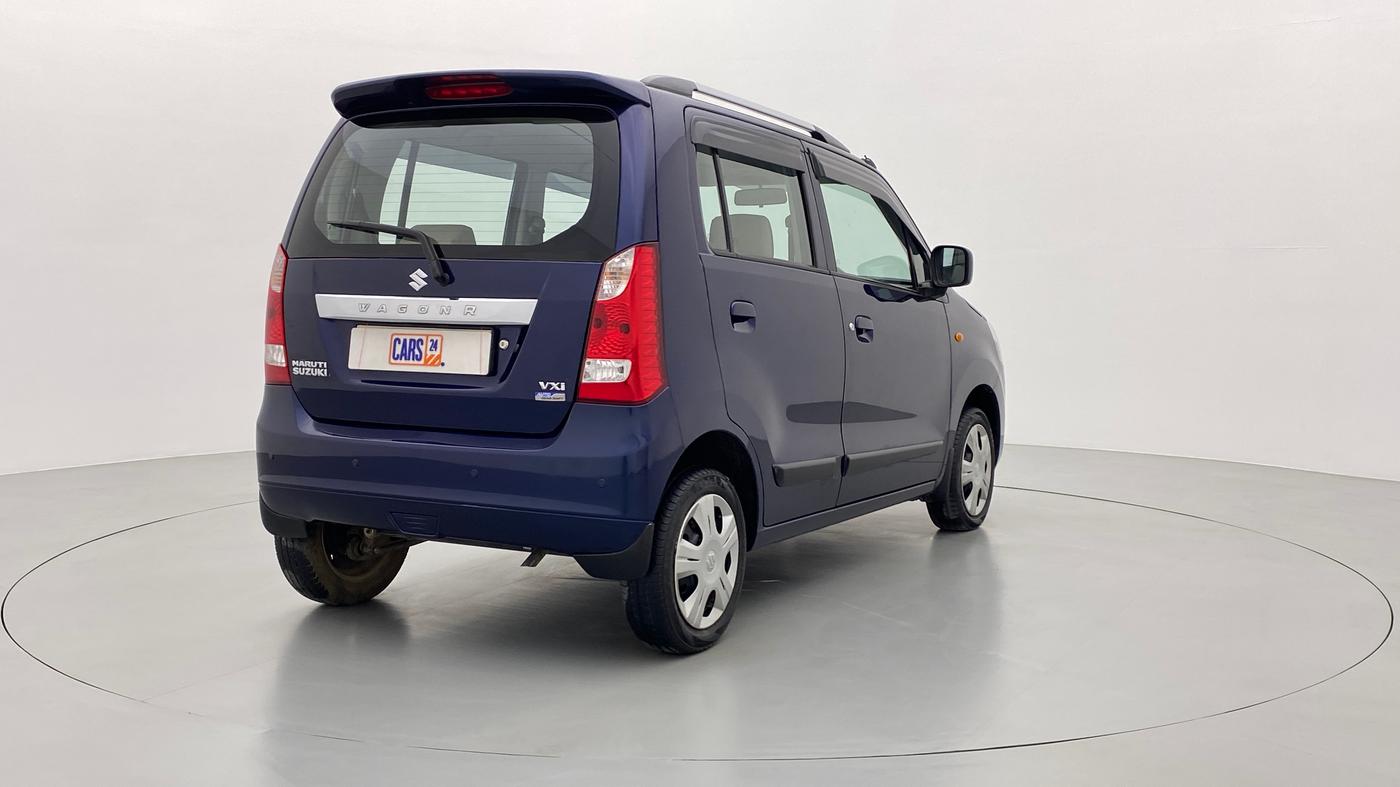 2018 Maruti Wagon R 1.0 VXI AMT, Petrol, Automatic, 14,359 km, Right Back Diagonal