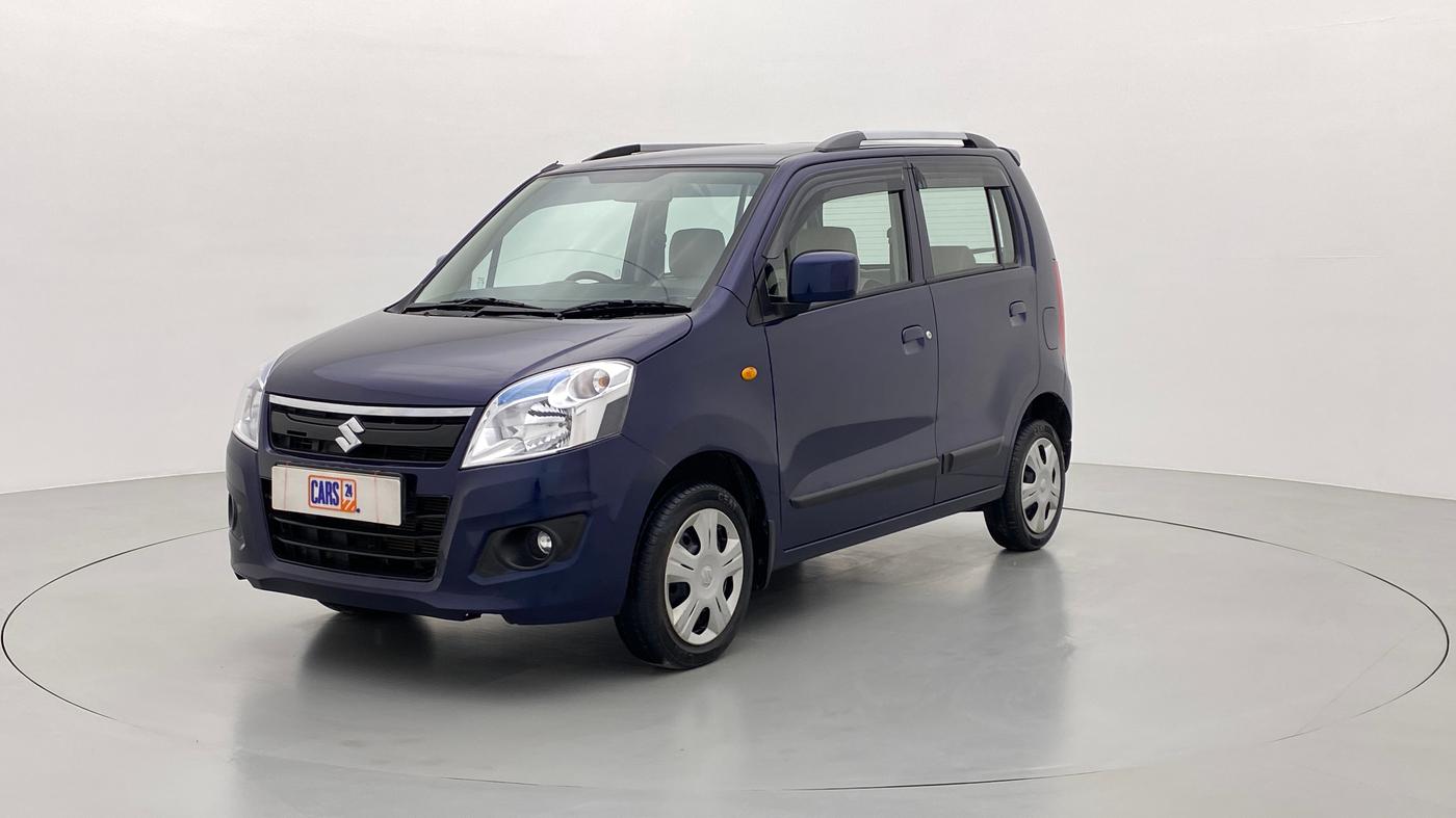 2018 Maruti Wagon R 1.0 VXI AMT, Petrol, Automatic, 14,359 km, Left Front Diagonal