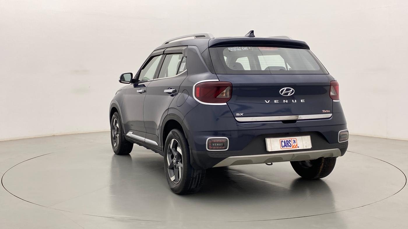 2019 Hyundai VENUE 1.0 TURBO GDI SX+ AT, Petrol, Automatic, 43,600 km, Left Back Diagonal