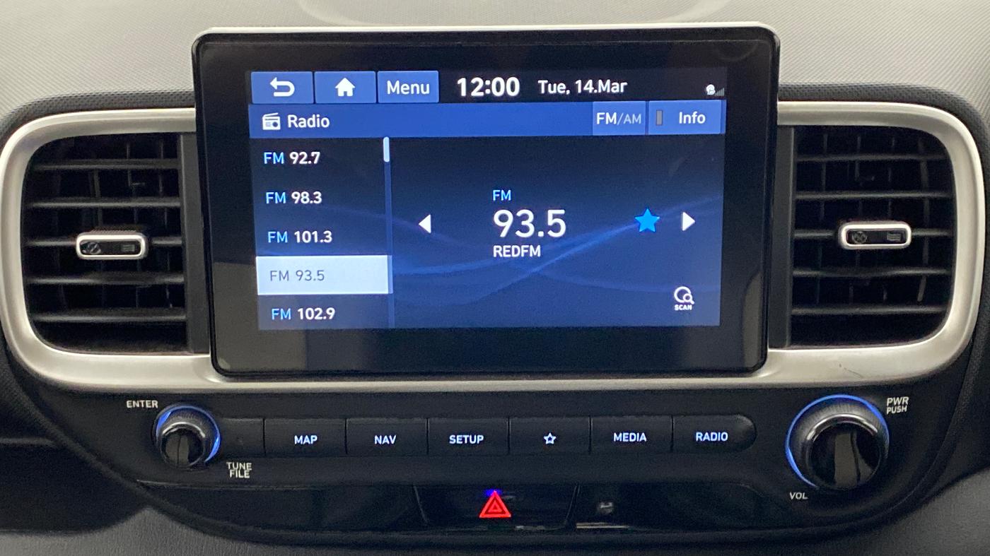 2019 Hyundai VENUE 1.0 TURBO GDI SX+ AT, Petrol, Automatic, 43,600 km, Infotainment System