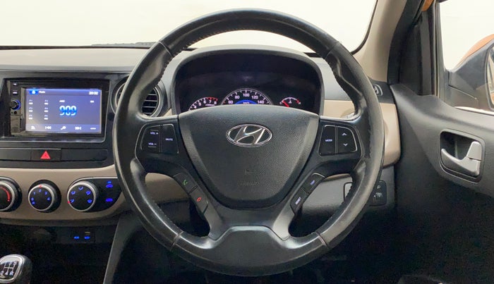 2016 Hyundai Grand i10 ASTA (O) 1.2 KAPPA VTVT, Petrol, Manual, 75,017 km, Steering Wheel Close Up