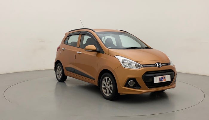 2016 Hyundai Grand i10 ASTA (O) 1.2 KAPPA VTVT, Petrol, Manual, 75,017 km, Right Front Diagonal