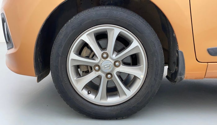 2016 Hyundai Grand i10 ASTA (O) 1.2 KAPPA VTVT, Petrol, Manual, 75,017 km, Left Front Wheel