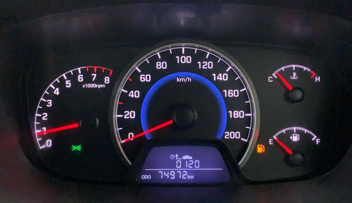 2016 Hyundai Grand i10 ASTA (O) 1.2 KAPPA VTVT, Petrol, Manual, 75,017 km, Odometer Image