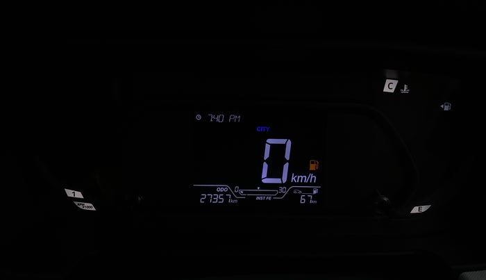 2024 Tata PUNCH Accomplished Dazzle Sunroof, Petrol, Manual, 27,354 km, Odometer Image