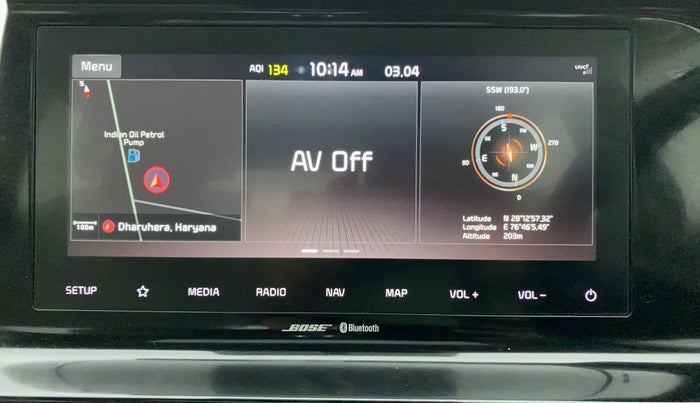 2021 KIA SELTOS HTX PLUS 1.5 DIESEL, Diesel, Manual, 45,515 km, Infotainment System