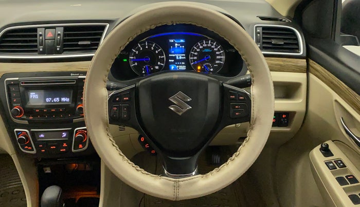 2018 Maruti Ciaz DELTA AT 1.5 SHVS PETROL, Petrol, Automatic, 40,790 km, Steering Wheel Close Up