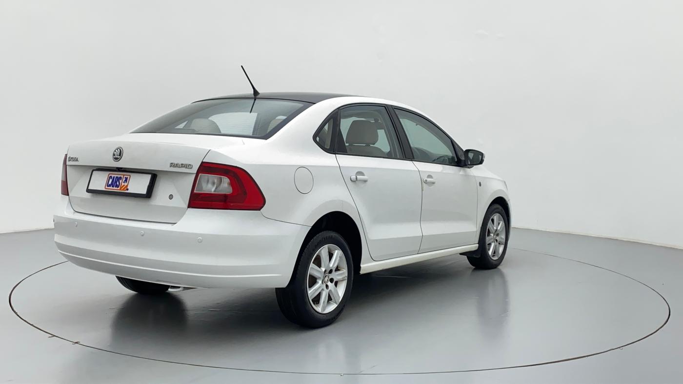 2014 Skoda Rapid ELEGANCE 1.6 TDI MT, Diesel, Manual, 54,816 km, Right Back Diagonal