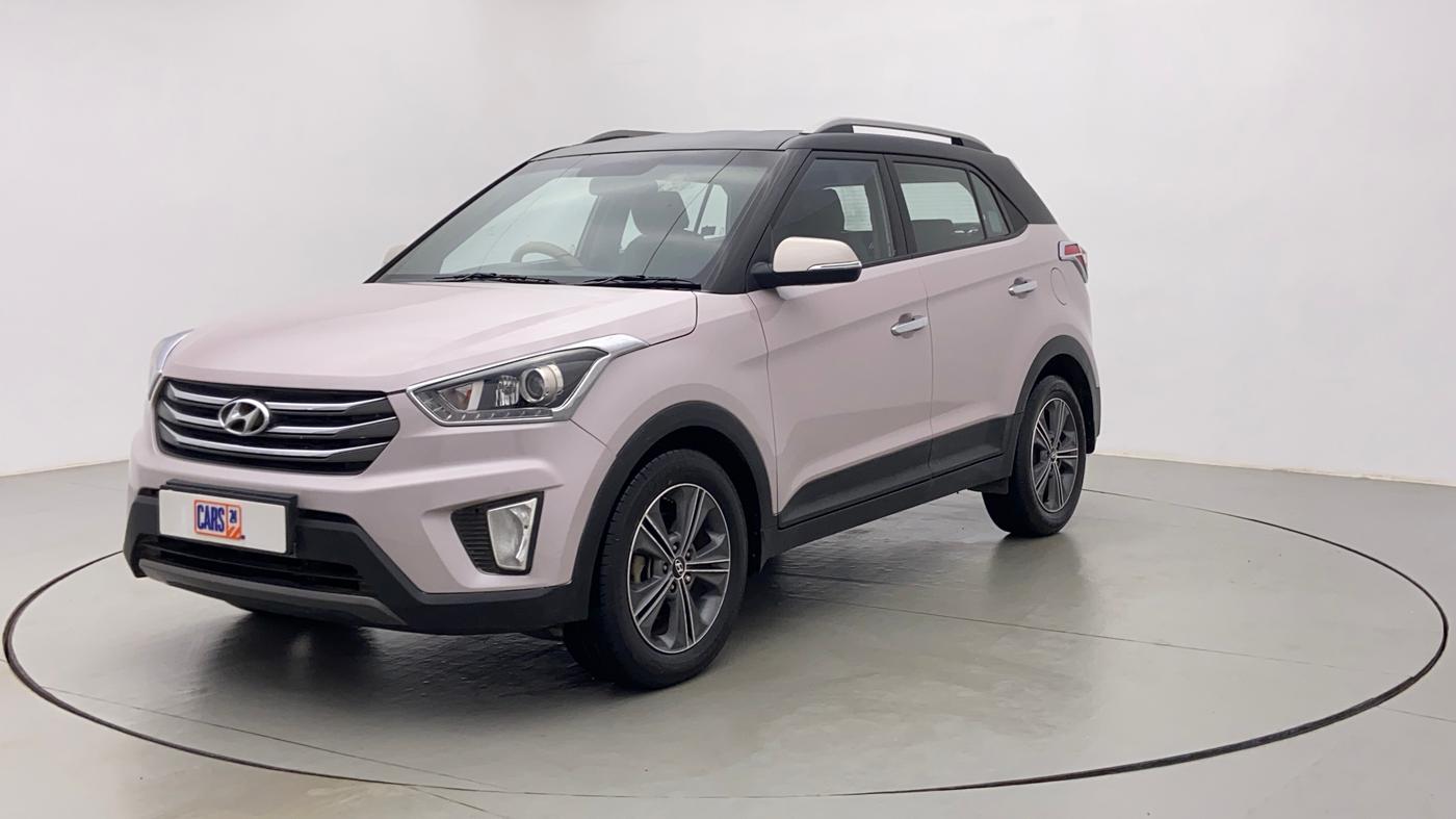 2015 Hyundai Creta 1.6 SX (O) CRDI, Diesel, Manual, 1,00,550 km, Left Front Diagonal (45- Degree) View