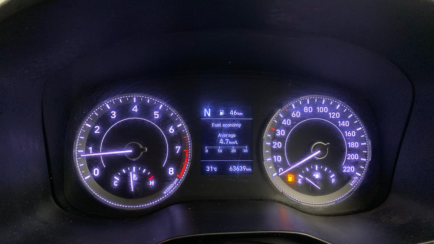 2020 Hyundai VENUE SX 1.0 (O) TURBO IMT, Petrol, Manual, 63,638 km, Odometer Image