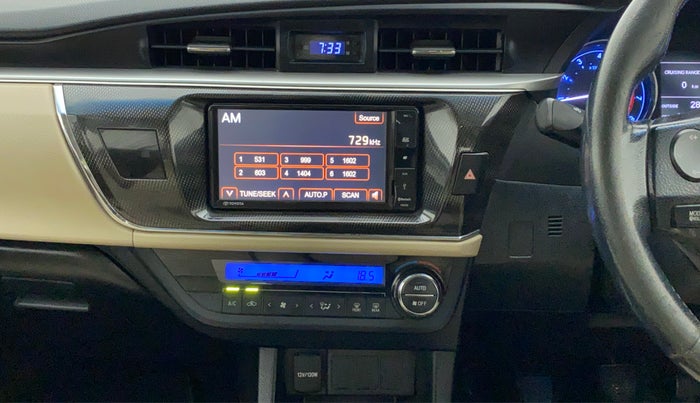 2014 Toyota Corolla Altis G PETROL, Petrol, Manual, 83,820 km, Air Conditioner