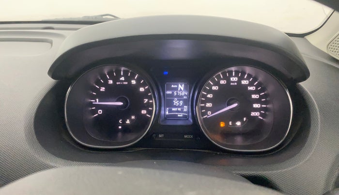 2018 Tata Tiago XZA PETROL, Petrol, Automatic, 57,579 km, Odometer Image