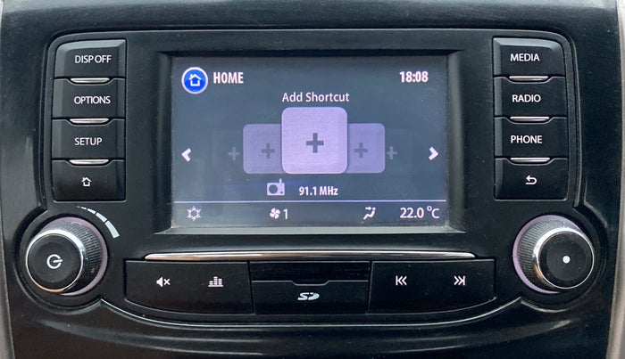 2015 Tata Zest XT PETROL, Petrol, Manual, 1,16,821 km, Infotainment System