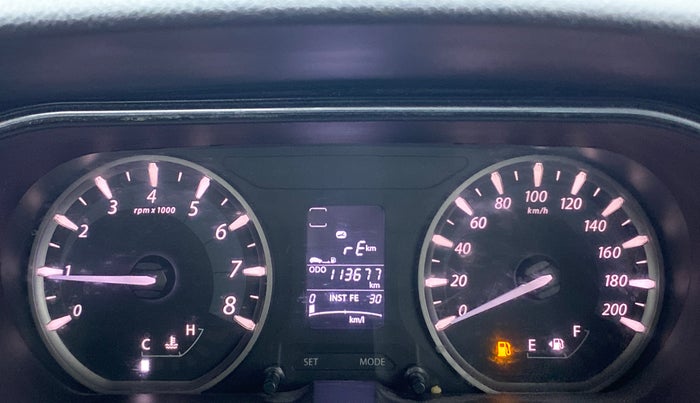 2015 Tata Zest XT PETROL, Petrol, Manual, 1,16,821 km, Odometer Image