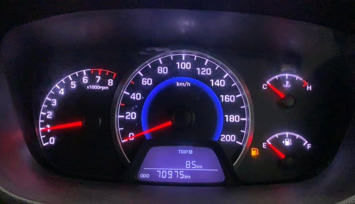 2015 Hyundai Grand i10 SPORTZ 1.2 KAPPA VTVT, Petrol, Manual, 70,966 km, Odometer Image