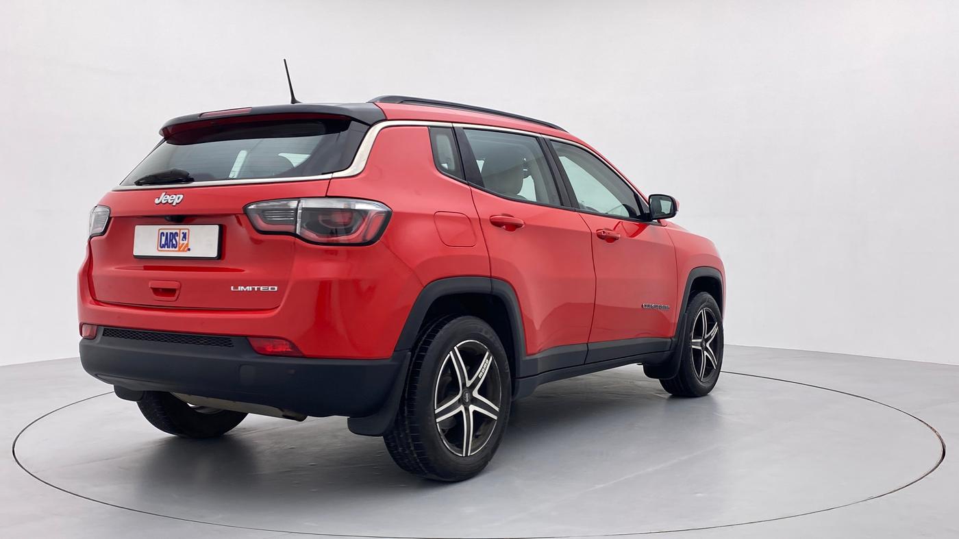 2017 Jeep Compass LIMITED 1.4 AT, Petrol, Automatic, 63,442 km, Right Back Diagonal