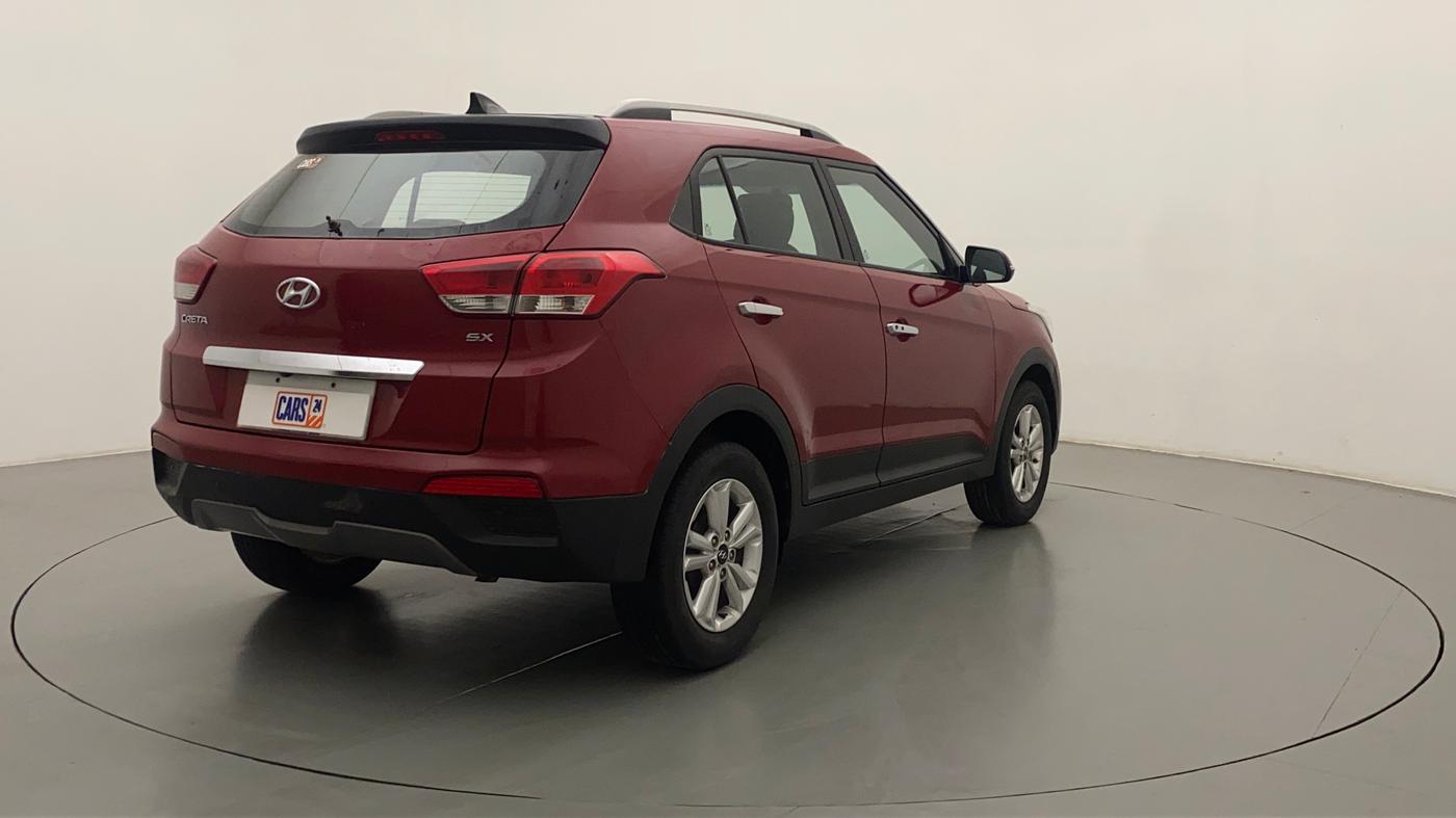2016 Hyundai Creta SX PLUS 1.6 PETROL, Petrol, Manual, 41,458 km, Right Back Diagonal