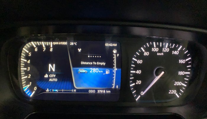 2023 Tata PUNCH CREATIVE  AMT, Petrol, Automatic, 37,844 km, Odometer Image