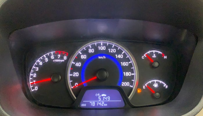 2017 Hyundai Grand i10 SPORTZ 1.2 KAPPA VTVT, Petrol, Manual, 78,167 km, Odometer Image