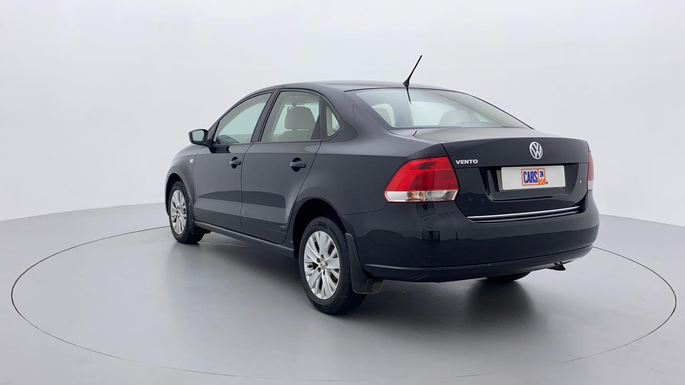 2015 Volkswagen Vento HIGHLINE 1.6 MPI, Petrol, Manual, 1,16,325 km, Left Back Diagonal