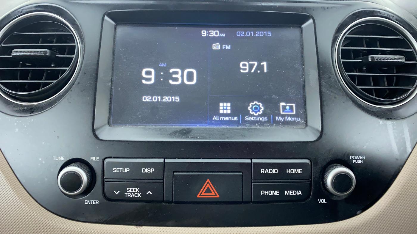 2018 Hyundai Grand i10 SPORTZ 1.2 KAPPA VTVT, Petrol, Manual, 20,438 km, Infotainment System