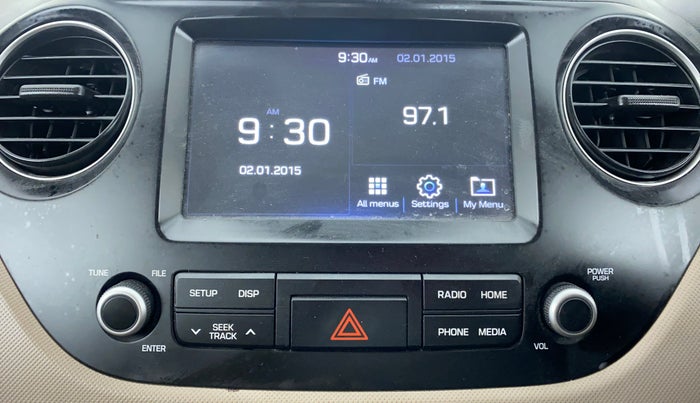 2018 Hyundai Grand i10 SPORTZ 1.2 KAPPA VTVT, Petrol, Manual, 20,438 km, Infotainment System
