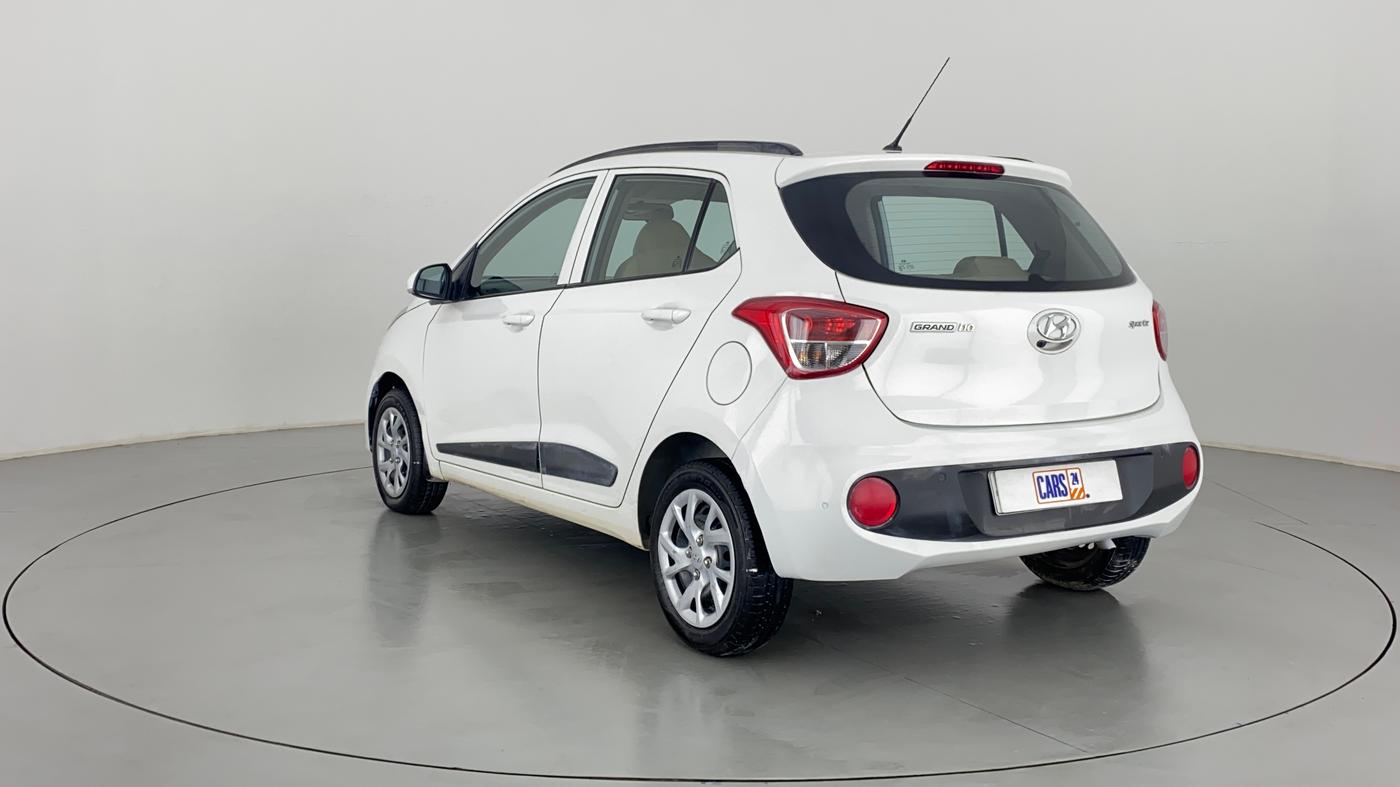 2018 Hyundai Grand i10 SPORTZ 1.2 KAPPA VTVT, Petrol, Manual, 20,438 km, Left Back Diagonal