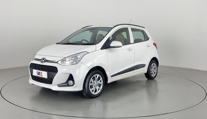2018 Hyundai Grand i10 SPORTZ 1.2 KAPPA VTVT, Petrol, Manual, 20,438 km, Left Front Diagonal