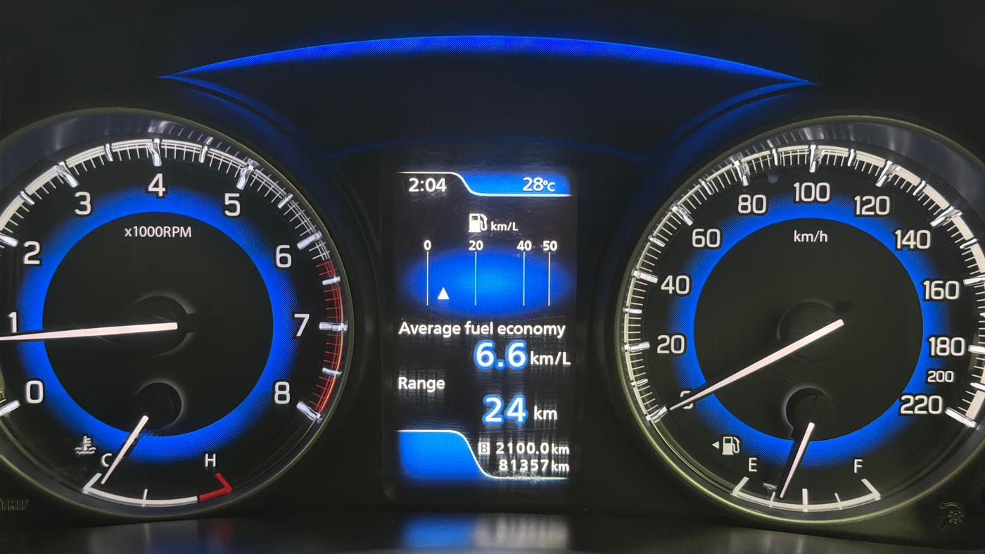 2016 Maruti Baleno ALPHA PETROL 1.2, Petrol, Manual, 81,357 km, Odometer Image