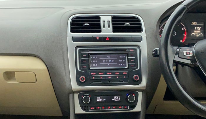 2015 Volkswagen Vento HIGHLINE 1.6 MPI, Petrol, Manual, 56,995 km, Air Conditioner