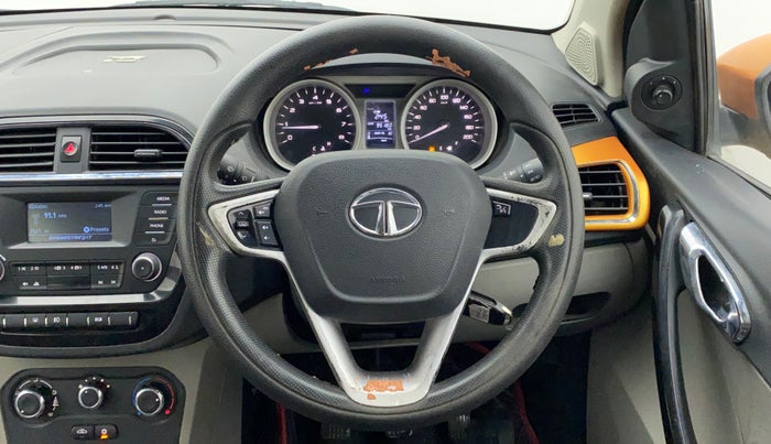 2016 Tata Tiago XZ PETROL, Petrol, Manual, 95,180 km, Steering Wheel Close Up