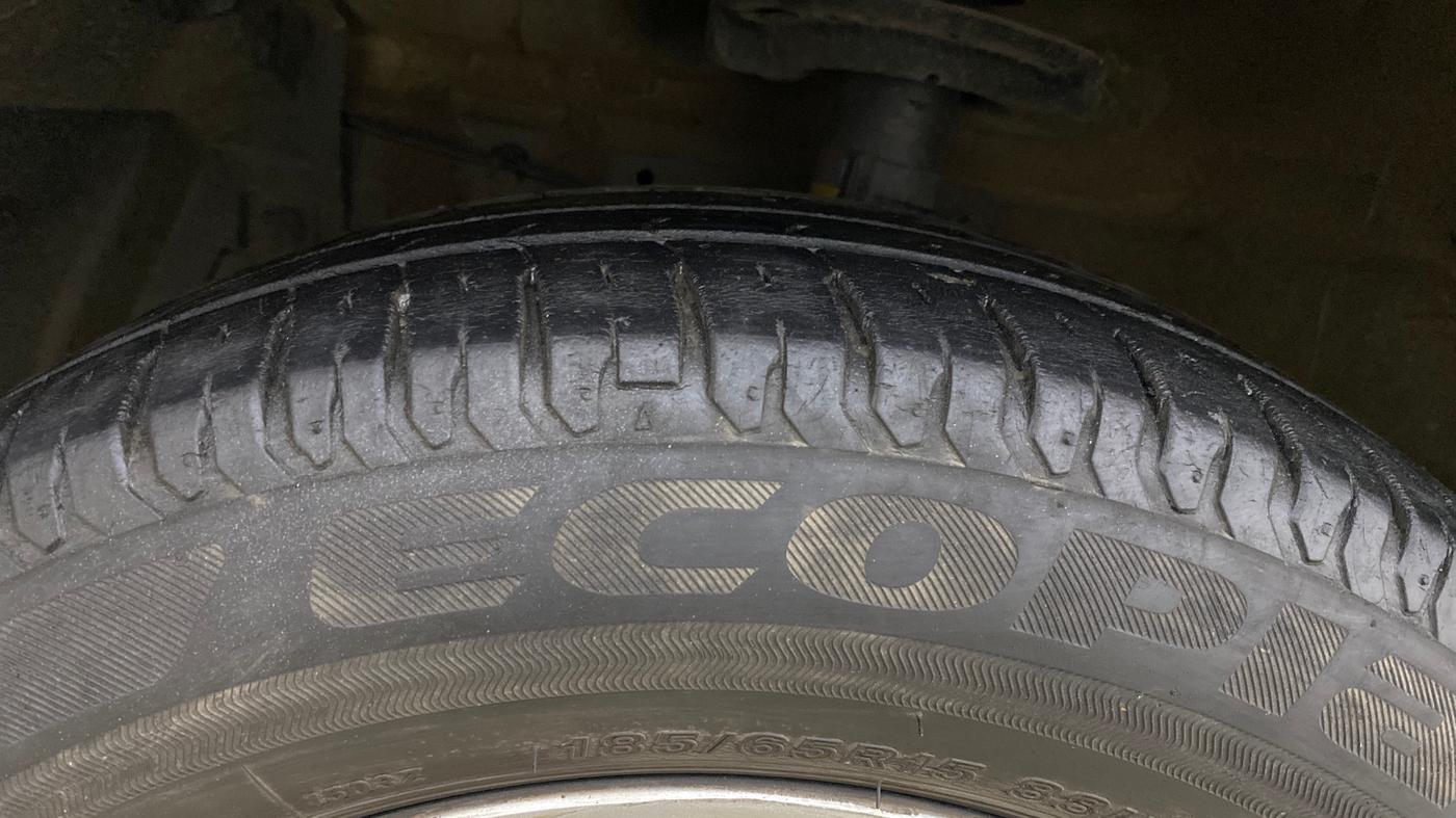 2017 Maruti Ertiga ZXI+, Petrol, Manual, 1,16,094 km, Left Front Tyre Tread