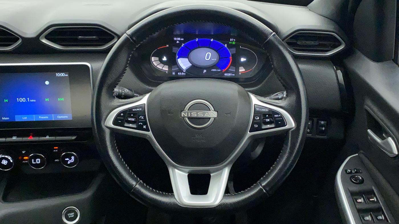 2021 Nissan MAGNITE XV PREMIUM TURBO CVT, Petrol, Automatic, 60,452 km, Steering Wheel Close Up