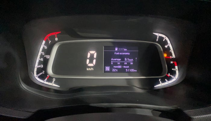 2020 KIA SONET HTX 1.0 IMT, Petrol, Manual, 51,102 km, Odometer Image