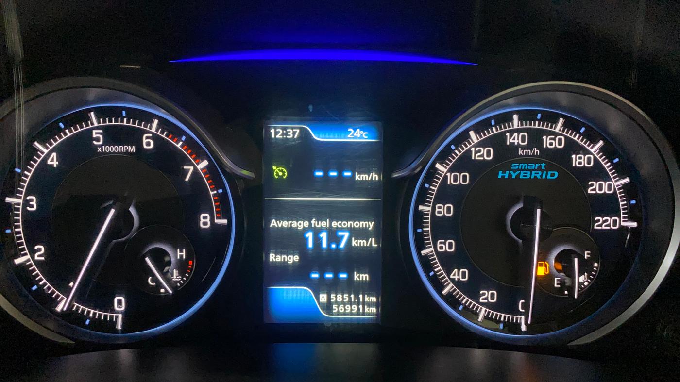2019 Maruti XL6 ZETA MT, Petrol, Manual, 56,983 km, Odometer Image