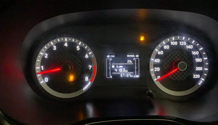 2021 Hyundai GRAND I10 NIOS SPORTZ 1.2 KAPPA VTVT CNG, CNG, Manual, 57,130 km, Odometer Image