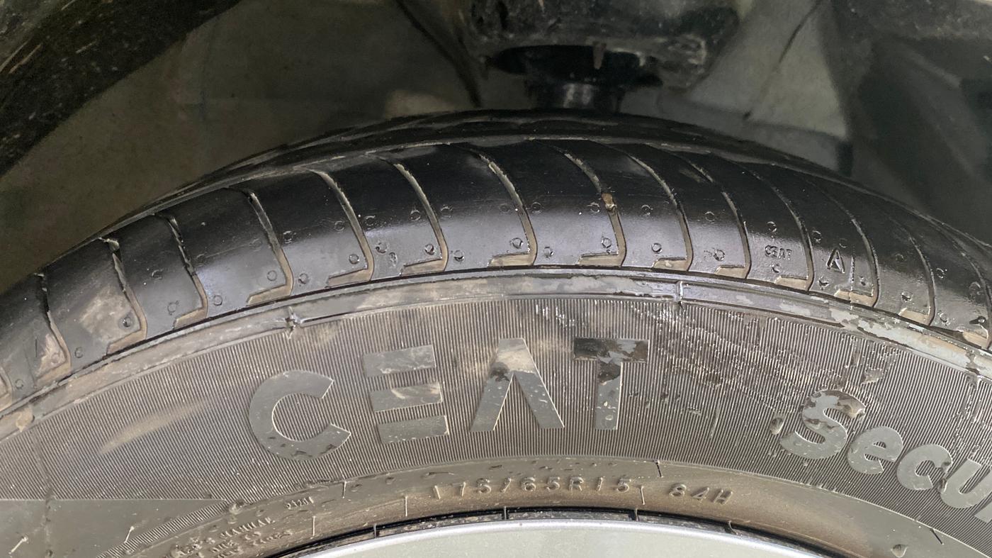 2025 Hyundai EXTER SX Tech 1.2 HY CNG DUO MT, CNG, Manual, 944 km, Right Front Tyre Tread