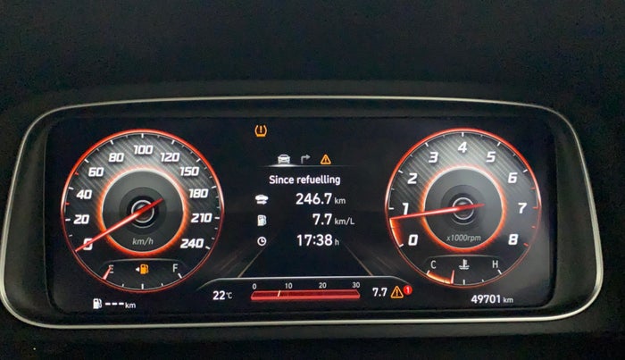2022 Hyundai ALCAZAR PLATINUM 2.0 MT 7STR, Petrol, Manual, 49,667 km, Odometer Image
