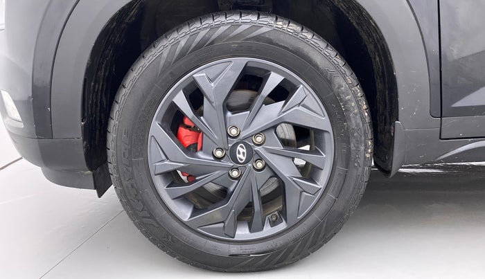 2022 Hyundai Creta SX (O) IVT KNIGHT 1.5 PETROL, Petrol, Automatic, 23,203 km, Left Front Wheel