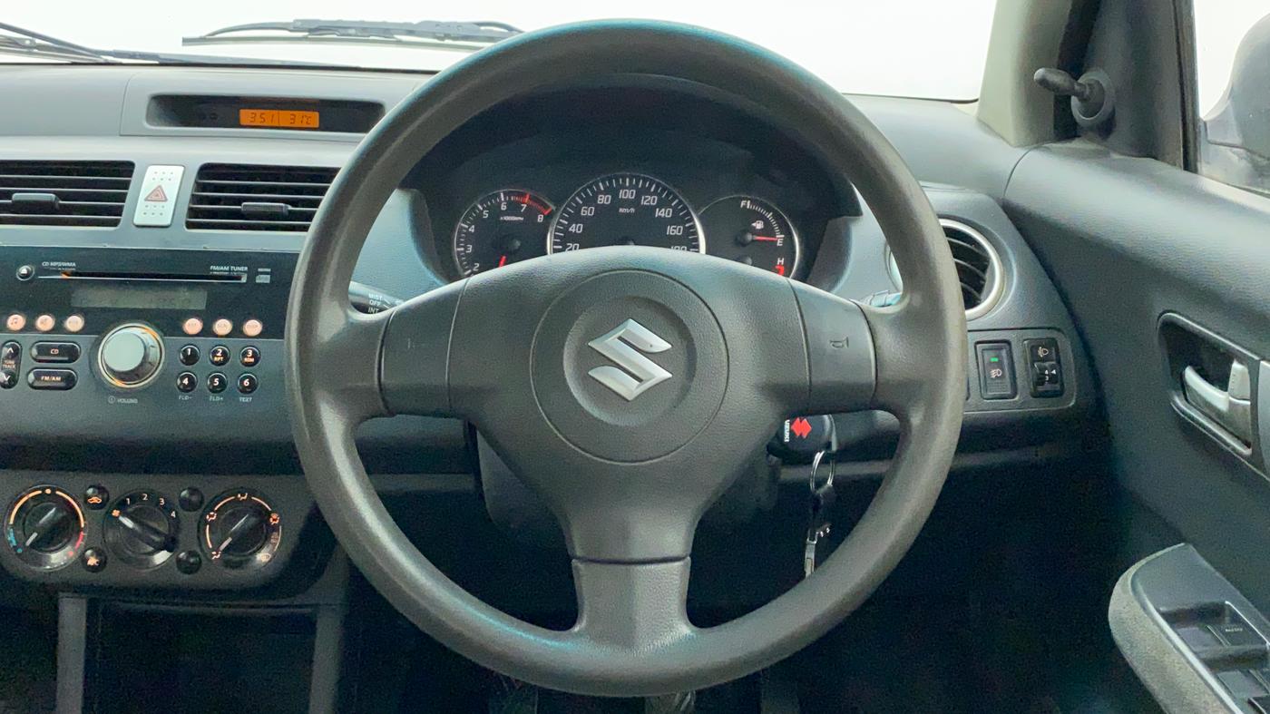 2012 Maruti Swift Dzire VXI, Petrol, Manual, 1,07,135 km, Steering Wheel Close Up