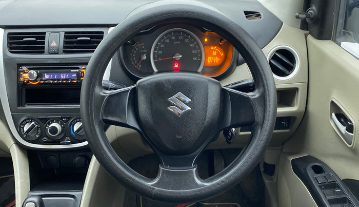 2014 Maruti Celerio VXI AGS, Petrol, Automatic, 96,597 km, Steering Wheel Close Up