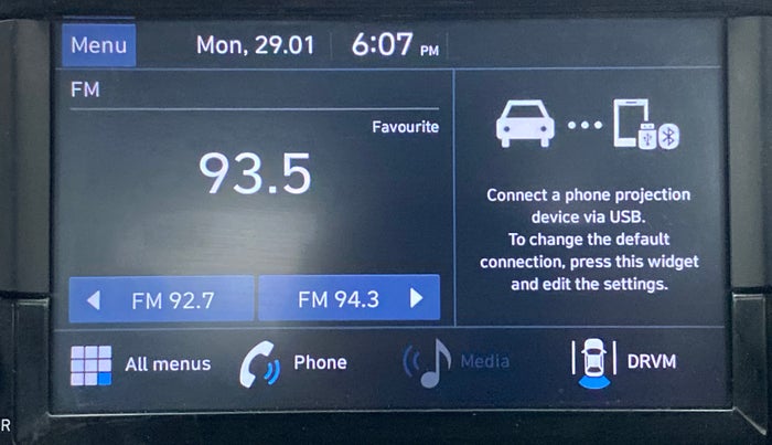 2020 Hyundai GRAND I10 NIOS SPORTZ 1.2 KAPPA VTVT, Petrol, Manual, 43,899 km, Touchscreen Infotainment System