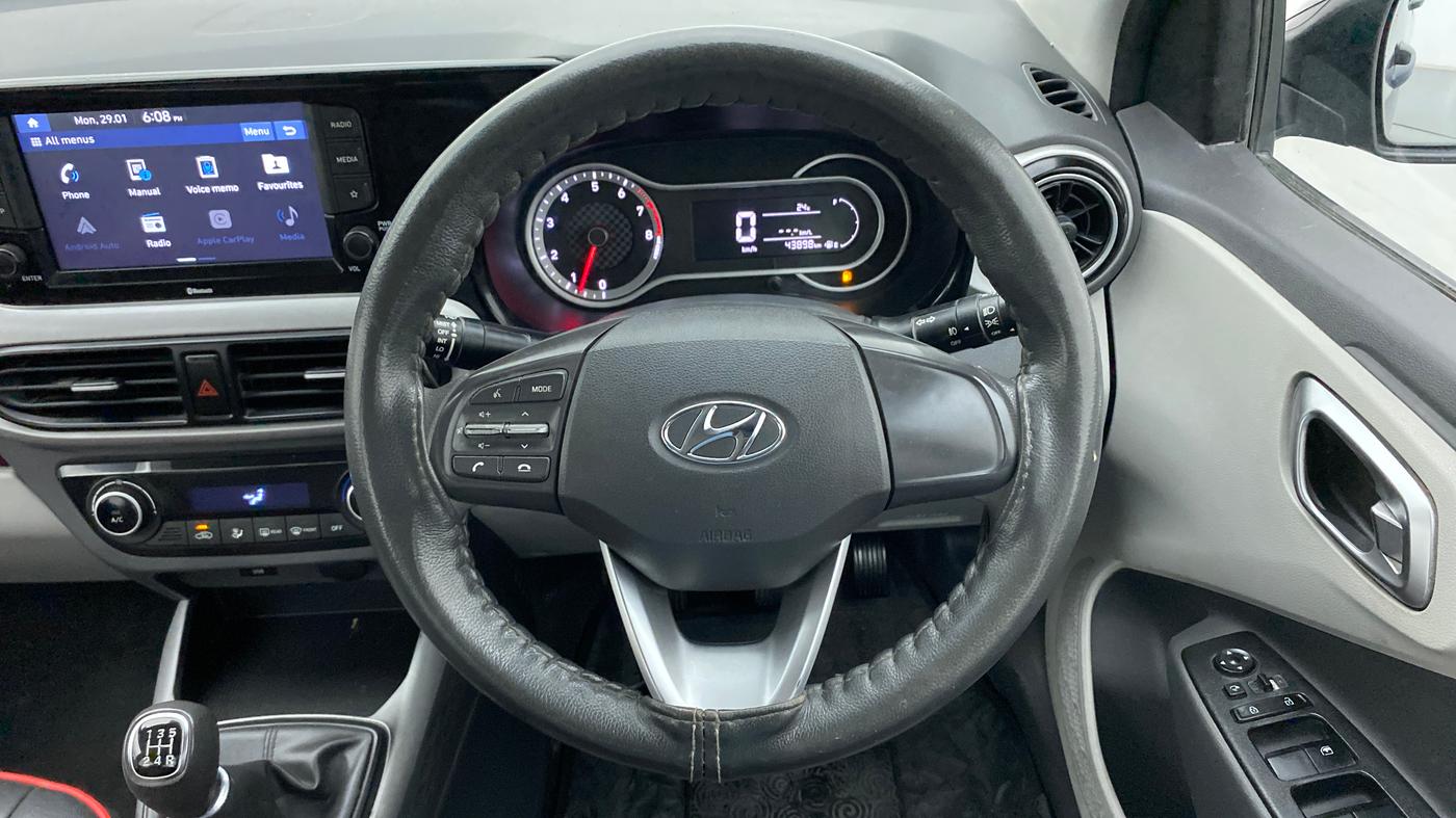 2020 Hyundai GRAND I10 NIOS SPORTZ 1.2 KAPPA VTVT, Petrol, Manual, 43,899 km, Steering Wheel Close Up